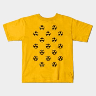 Radioactive Repeating Pattern Kids T-Shirt